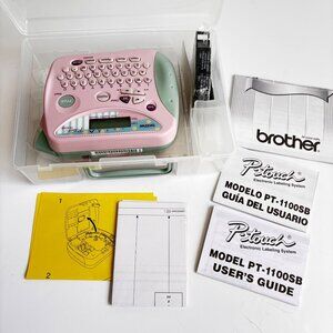 Brother P-Touch Label Maker Printer PT-1100SB Labeling System Scrapbook Handheld